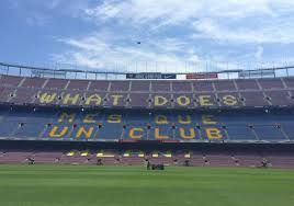 barcelonas camp nou is a destination goal for futbol fans