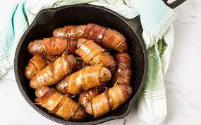 Bacon Wrapped Sausages In The Steam Oven - Steam & Bake