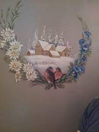 Arredamento Case Di Montagna Bottega Del Decoro Mobili Stile Country Dipinti A Mano Padova Disegno Di Fiori Decorazioni Dipinti Di Cervi