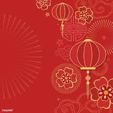 Chinese New Year 2019 Greeting Background Free Image By Rawpixel Com Vector Free Chinese New Year Background Chinese New Year Card