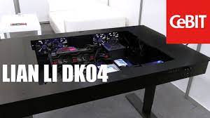Gehören klassische pcs nun ins museum oder nach wie vor unter den schreibtisch? Lian Li Dk04 Verstellbarer Tisch Und Gehause In Einem Cebit 2016 Allround Pc Com Youtube