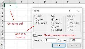 How To Automatically Add Serial Numbers In Excel With Fill Series Excel Tutorials Excel Ads