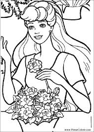 Les petites filles du monde entier jouent avec leurs poupées barbie, et ceci depuis plusieurs générations. Dessins De Peindre Et Couleur Barbie Imprimer Conception 003