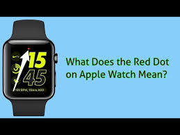 Red dot on apple watch. What Does The Red Dot On Apple Watch Home Screen Mean Youtube