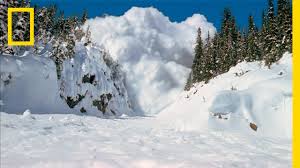 A large amount of ice, snow, and rock falling quickly down the side of a mountain 2. Avalanche Do Or Die Youtube