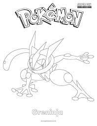 Search through 52518 colorings, dot to dots, tutorials and silhouettes. Greninja Pokemon Coloring Page Super Fun Coloring