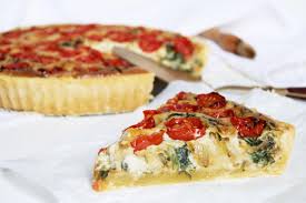 Vegan Cherry Tomato Baby Spinach Quiche This Vibrant World Recipe Vegan Quiche Vegan Cooking Raw Vegan Recipes