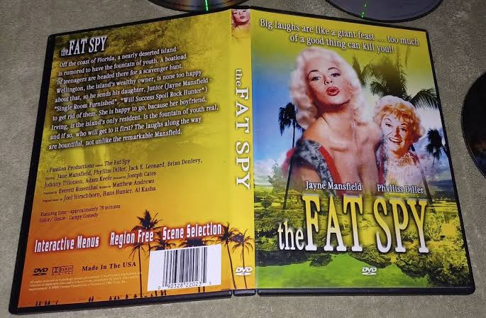 The Fat Spy DVD Phyllis Diller Jayne Mansfield 1966 RARE OOP