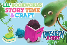 Lil’ Bookworms Story Time and Dino-craft