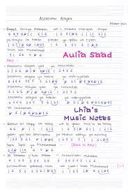 Not Angka Maher Zein Assalamu Alayka Aulia S World