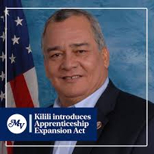 Apprenticeship programs in the Marianas would receive new funding under  terms of legislation introduced by U.S. Congressman Gregorio Kilili Camacho  Sablan