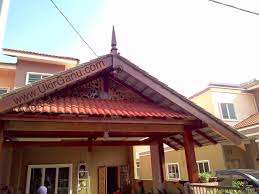 Atap rumah untuk model atap rumah minimalis 2 lantai. Kisah Merbau Jadi Porch Seni Ukiran Kayu Terengganu