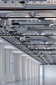 One Queen Caroline St By Penson Exposed Ceilings Hvac Design White Interior Design