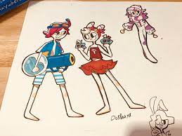 I did some doodles of bubble gum and cherry bomb :DDD : r/Cookierun