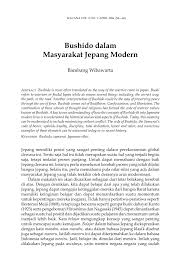 Semboyan yang dikumandangkan oleh jepang kecuali. Pdf Bushido Dalam Masyarakat Jepang Modern