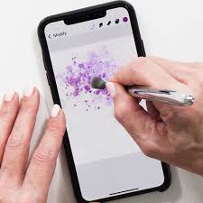 Procreate pocket is the same program, but it is designed to be used on iphones. Made On Iphone Xs Max With The Sensu Artist Stylys And Procreate Pocket App Custom Procreate Brushes Are From Ipadletterin Iphone Iphone Codes Apple Ipad Mini