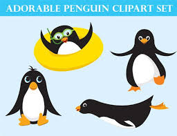 Cute Penguin Clipart Ocean Animals Instant Download Instant Etsy Penguin Clipart Sea Life Art Ocean Animals