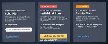 Amazon music unlimited family a 14,99€ al mese. 7 Wichtige Amazon Music Unlimited Tipps Die Ihnen Den Einstieg Erleichtern Unterhaltung Nachrichten Aus Der Welt Der Modernen Technologie