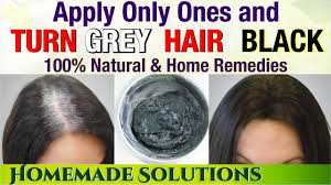 Here, we are discussing some of home remedies, caring tips and white hair treatments to have black, long and shiny hair. Turn Grey Hair Black Forever Natural Remedy To Turn Hair Black Thick Hair Styles Color Gray Hair Naturally Black Hair Dye
