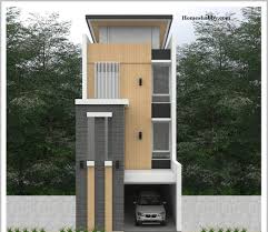 Umumnya rumah di desa/kampung berwujud standar: Desain Dan Denah Rumah Minimalis Ukuran 6 X 20 M 3 Lantai Tampil Lebih Natural Ada Tempat Olahraga Homeshabby Com Design Home Plans Home Decorating And Interior Design