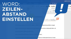 In word 2010 den zeilenabstand zwischen den einzelnen zeilen zu ändern ist einfach. Office Infos Ms Word Zeilenabstand In Word Anpassen