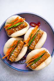 Vegetarian Gua Bao Recipe Steamed Buns Gua Bao Teriyaki Tofu
