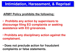 There are several types of behavior in the workplace that can be termed as harassment. The Army S Equal Opportunity Eo Program Ppt Download