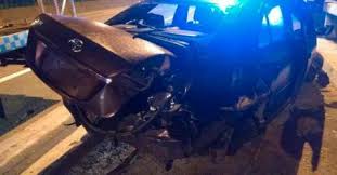 Malaysian divers have located the car which plunged into the sea after an accident with another vehicle on the penang bridge. Video Car Plunges Into Sea After Accident On Penang Bridge