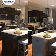 If you already have bold kitchen cabinetry, look to a contrasting wood finish to make your island stand out. Kitchen Island Interior Painting Before After Pictures