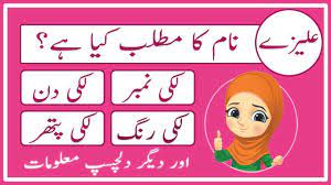 Alizay Name Meaning In Urdu Alizay Naam Ka Matlab Kya Hai علیزے Amal Names With Meaning Meant To Be Info Tv
