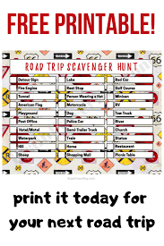 In addition, we have a selection of other printable road trip games for kids. Free Printable Road Trip Scavenger Hunt Game