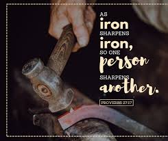 Jan 27, 2021 · these are just a few verses leading up to iron sharpens iron in verse 17. Iron Sharpens Iron Proverbs 27 17 Young Disciples