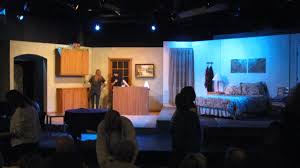 Dinner With Friends First Kitchen And Living Room 2nd Bedroom Stage Left Set Design Theatre Design Theatre Set