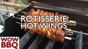 Choose any number of marinade recipes, from simple bottled teriyaki sauce. Weber Rotisserie Skewer System Spicy Chicken Wings Youtube