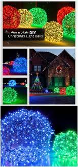 20 Impossibly Creative Diy Outdoor Christmas Decoration Outdoor Christmas Diy Decorating With Christmas Lights Light Balls Christmas