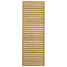 Attach the cattle panels to the fence posts using wire fence fasteners. Forest Garden Slated Trellis Panel 60cm X 180cm Wickes Co Uk