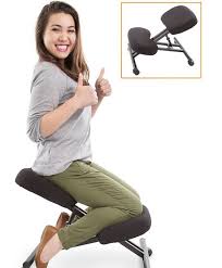 Have You Ever Heard Of A Kneeling Chair These Funky Looking Chairs Help To Improve Posture And Alleviat Ergonomic Kneeling Chair Kneeling Chair Office Seating