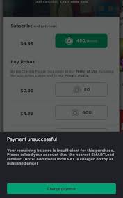Robux are the virtual currency of roblox that can be bought in roblox's mobile, browser and xbox one apps. Someone Help Me I Bought A 100 Pesos Smart Load So I Can Buy Robux The First Purchase Was Successful But The Second One Is