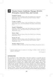 We would like to show you a description here but the site won't allow us. Pdf Shorter Course Antibiotic Therapy Scat Principles Current Data And Caveats