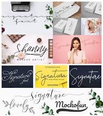 The font collection section is the place where you can browse, filter, custom preview and download free fonts. Online Signature Maker On Behance