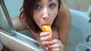 Demonic Woman Devours Several Innocent Fish Alive - Vore Fetish - FAPCAT