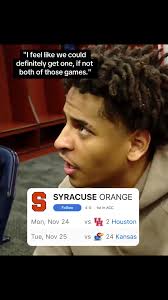 Kiyan Anthony Confident in Syracuse's Upcoming Games