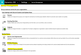 Using Customer Service Schedules And Holiday Schedules In Dynamics 365 Microsoft Dynamics Crm Community