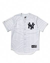 Black And White Striped Baseball Jersey Majestic Athletic Ny Yankees Replica Jersey With Pinstripe Replicaaesthetic