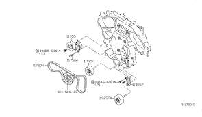 Nissan maxima electrical wiring diagram manual 1977 2012 1. Fan Compressor Power Steering Belt 2010 Nissan Maxima