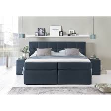 Allerdings solltest du bei matratzen mit. Boxspringbett Bea 200x200 Cm Dunkelblau H3