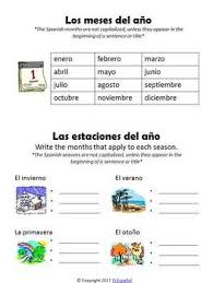 El Tiempo Spanish Weather Activity Packet Spanish Weather Weather Activities Activities