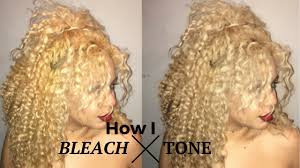 Then use a very deep conditioner. How To Bleach Tone Your Hair At Home With Wella Toners Youtube