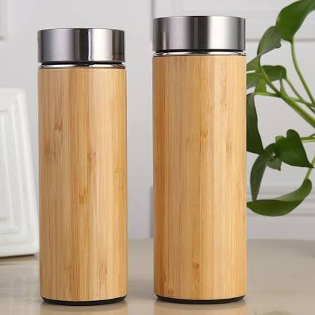BÌNH GIỮ NHIỆT GỖ TRE