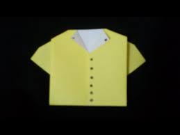 Cara Membuat Origami Baju Sd Origami Baju Youtube